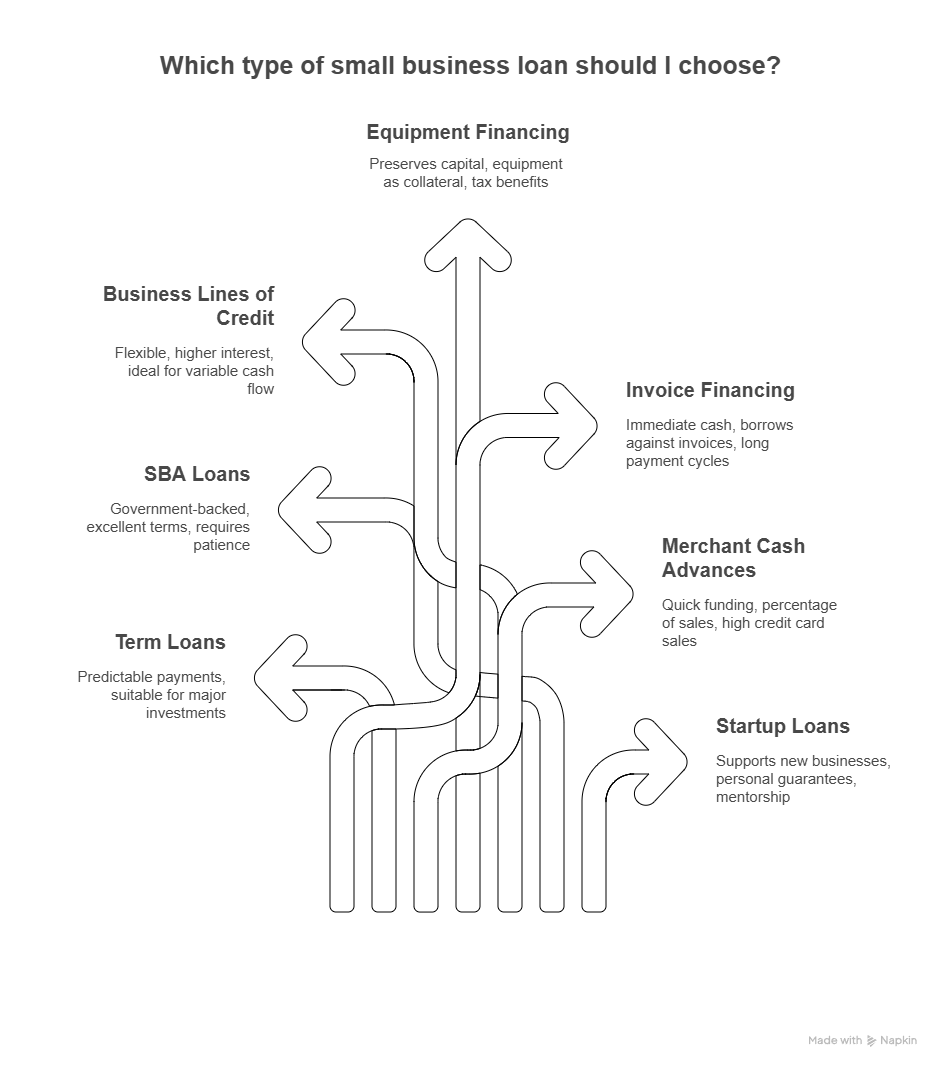 Small Business Loans and How They Work - Which type of small business loan should I choose?